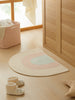 Ocean Home Textile Nursery Cotton For Indoor Mat, Washable