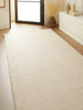 Ocean Home Textile Washable Rug, Ecru