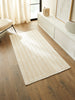 Ocean Home Textile Washable Rug, Cotton, Ecru