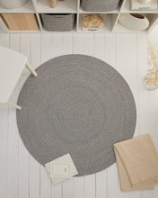 Ocean Home Textile Cotton Wahable Rug, Grey