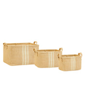 Ocean Home Textile Jute Basket, Set Of 3