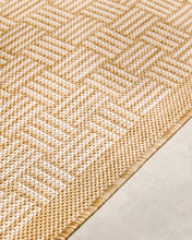 Ocean Home Textile Indoor Outdoor Rug, Washable, Beige