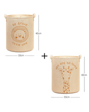 Ocean Home Textile Jute Nursery Basket, Set Of 2