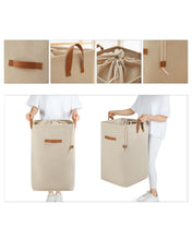 Ocean Home Textile Laundry Basket, Beige