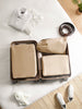 Ocean Home Textile Travel Packing Organizer, Set Of 3 , Beige