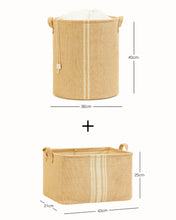 Ocean Home Textile Jute Basket, Set Of 2