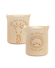 Ocean Home Textile Jute Nursery Basket, Set Of 2