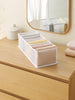 Ocean Home Textile Drawer Organizer, 8 Grids, White