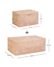 Ocean Home Textile Nursery Storage Bag, Set Of 2, Mermaid Pattern