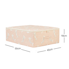 Ocean Home Textile Storage Box, Mermaid Pattern