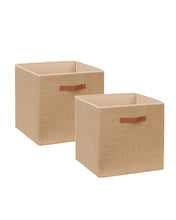 Ocean Home Textile Jute Storage Box,Pack Of 2