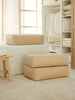 Ocean Home Textile Underbed Storage Bag, Pack Of 3, X Large, Herringbone Pattern, Beige