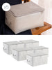 Ocean Home Textile Storage Bag, Small, Pack Of 5, Grey