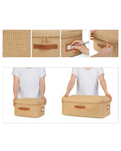 Ocean Home Textile Jute Storage Bag, Set Of 4