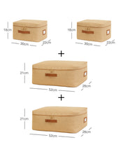 Ocean Home Textile Jute Storage Bag, Set Of 4