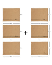 Ocean Home Textile Jute Placemat, Pack Of 6