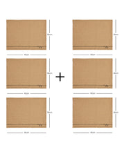 Ocean Home Textile Jute Placemat, Pack Of 6