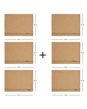 Ocean Home Textile Jute Placemat, Pack Of 6