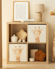 Ocean Home Textile Nursery Storage Box, Pack Of 2, Cute Giraffe Pattern