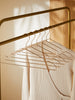 Ocean Home Textile Metal Hangers, Pack Of 6, Gold