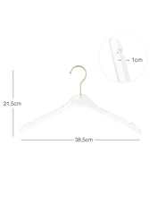Ocean Home Textile Acrylic Hangers, Pack Of 4