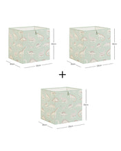 Ocean Home Textile Nursery Storage Box, Pack Of 3, Dinosaur Pattern