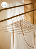 Ocean Home Textile Metal Hangers, Pack Of 12, Gold