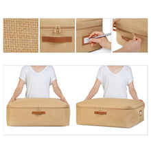 Ocean Home Textile Jute Storage Box, Set Of 2