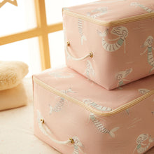 Ocean Home Textile Nursery Storage Bag, Set Of 4, Mermaid Pattern