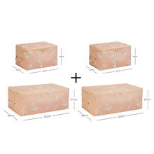 Ocean Home Textile Nursery Storage Bag, Set Of 4, Mermaid Pattern