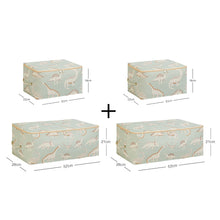 Ocean Home Textile Nursery Storage Bag, Set Of 4, Dinosaur Pattern