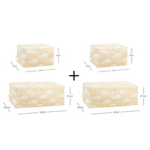 Ocean Home Textile Nursery Storage Bag, Set Of 4, Cute Whale Pattern