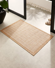 Ocean Home Textile Indoor Outdoor Rug, Washable, Beige