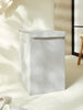Ocean Home Textile Laundry Basket, Herringbone Pattern, Grey