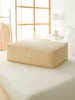 Ocean Home Textile Underbed Storage Bag, X Large, Herringbone Pattern, Beige