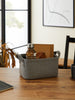 Ocean Home Textile Basket, Small, Anthracite