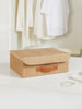 Ocean Home Textile Jute Storage Box With Lid