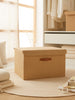 Ocean Home Textile Jute Storage Box With Lid