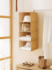 Ocean Home Textile Jute Hanging Storage With 4 Shelves