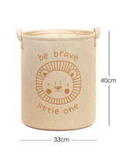 Ocean Home Textile Jute Nursery Basket, Leon Pattern