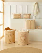 Ocean Home Textile Jute Nursery Basket, Medium