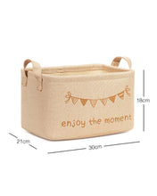 Ocean Home Textile Jute Nursery Basket, Medium