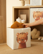 Ocean Home Textile Nursery Storage Box, Cute Tiger Pattern