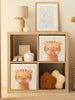 Ocean Home Textile Nursery Storage Box, Pack Of 2, Cute Tiger Pattern