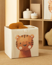 Ocean Home Textile Nursery Storage Box, Cute Tiger Pattern