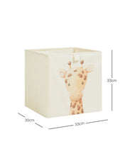 Ocean Home Textile Nursery Storage Box, Cute Giraffe Pattern