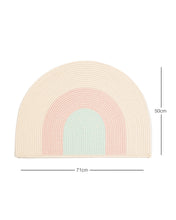 Ocean Home Textile Nursery Cotton For Indoor Mat, Washable