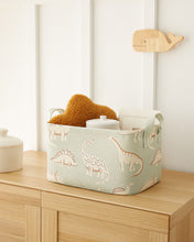 Ocean Home Textile Nursery Basket,Medium, Dinosaur Pattern