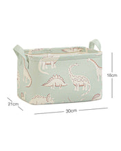 Ocean Home Textile Nursery Basket,Medium, Dinosaur Pattern