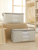 Ocean Home Textile Storage Bag With Clear Window, Pack Of 2, X Large, Grey